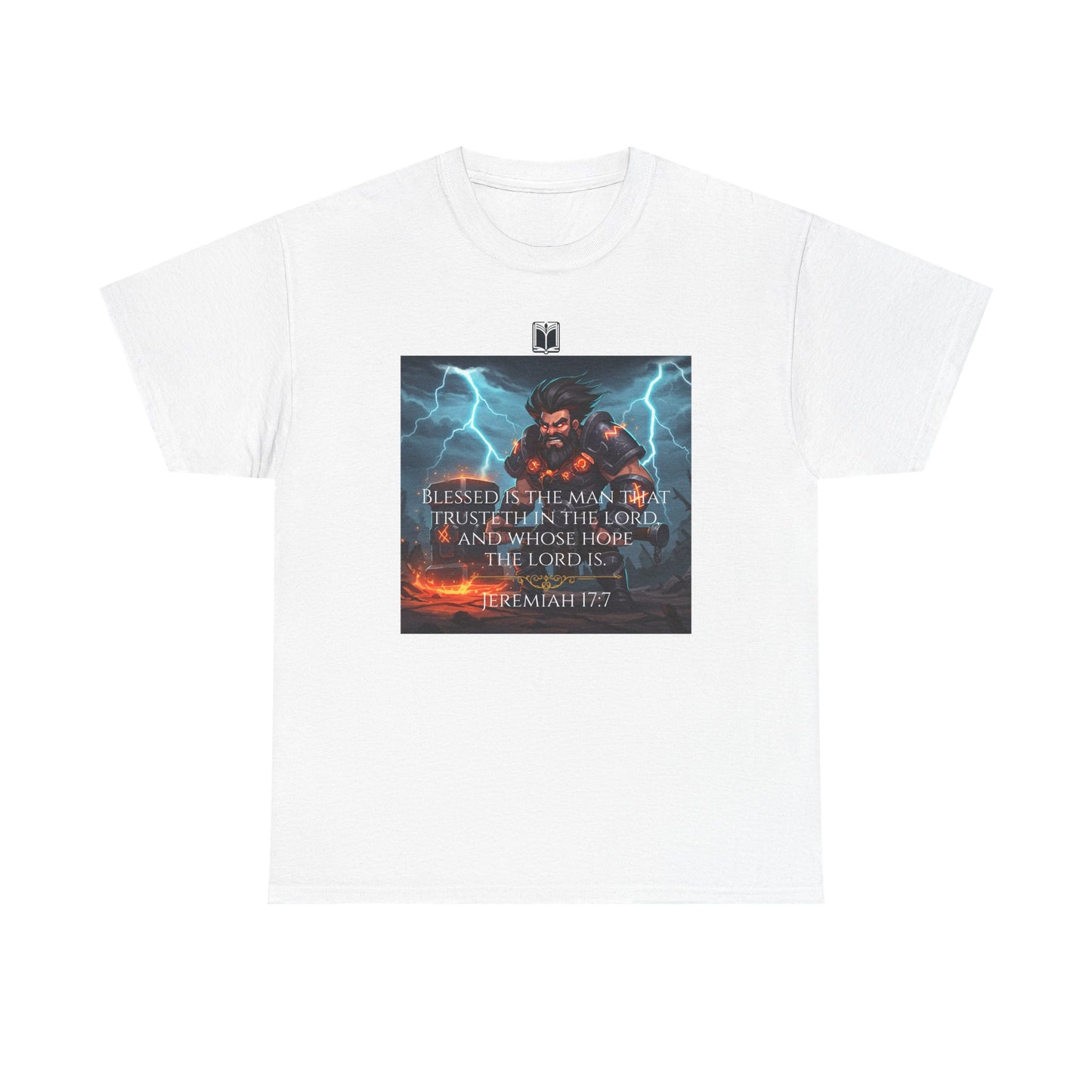 KJVO Jeremiah 17:7 Heavy Cotton Tee