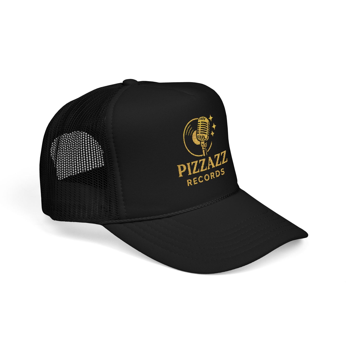 Trucker Hat - Pizzazz Records Embroidered Design