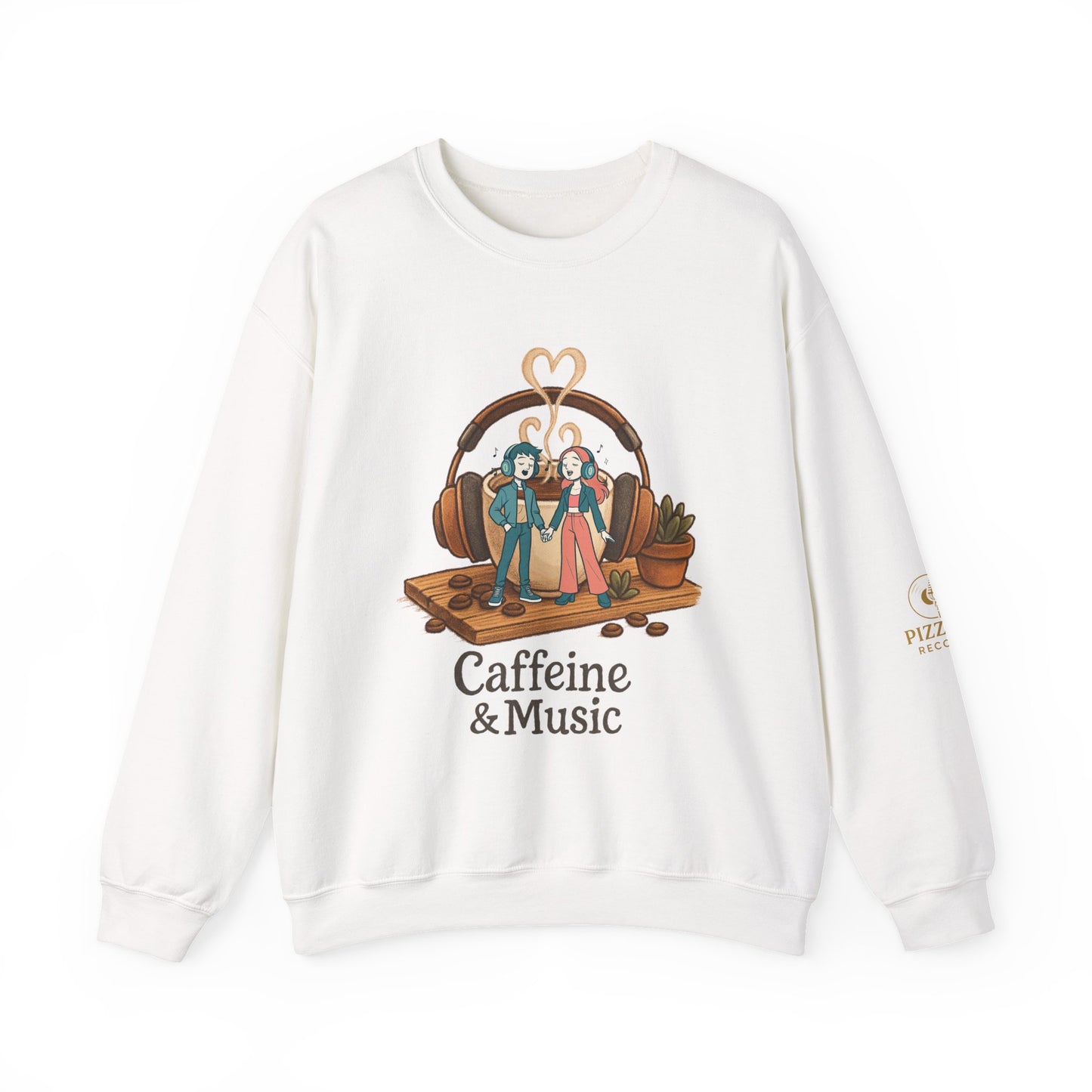 Coffee and Music Vibes Unisex Sweatshirt