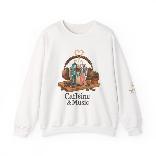 Coffee and Music Vibes Unisex Sweatshirt