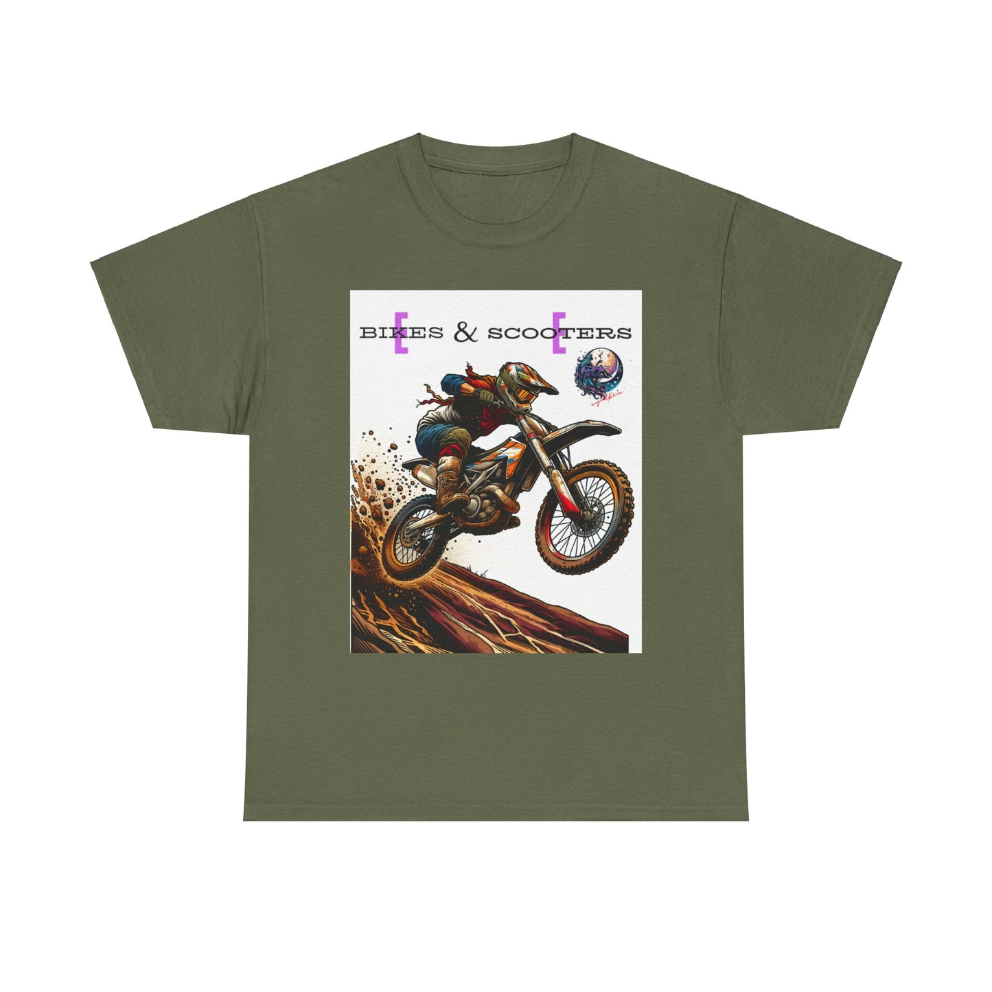 E Rides Heavy Cotton Tee