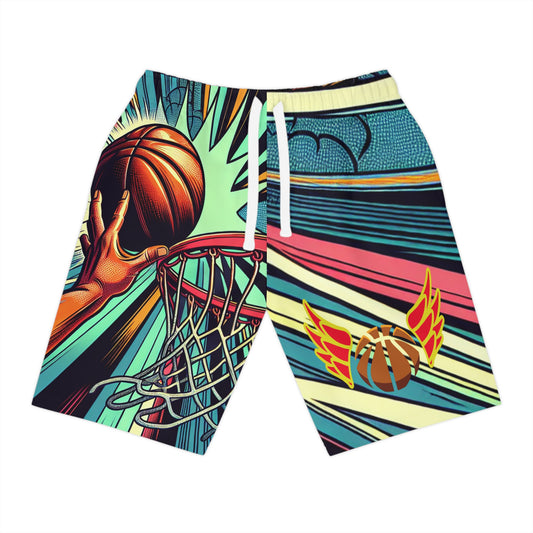 Fireball Athletic Long Shorts (AOP)