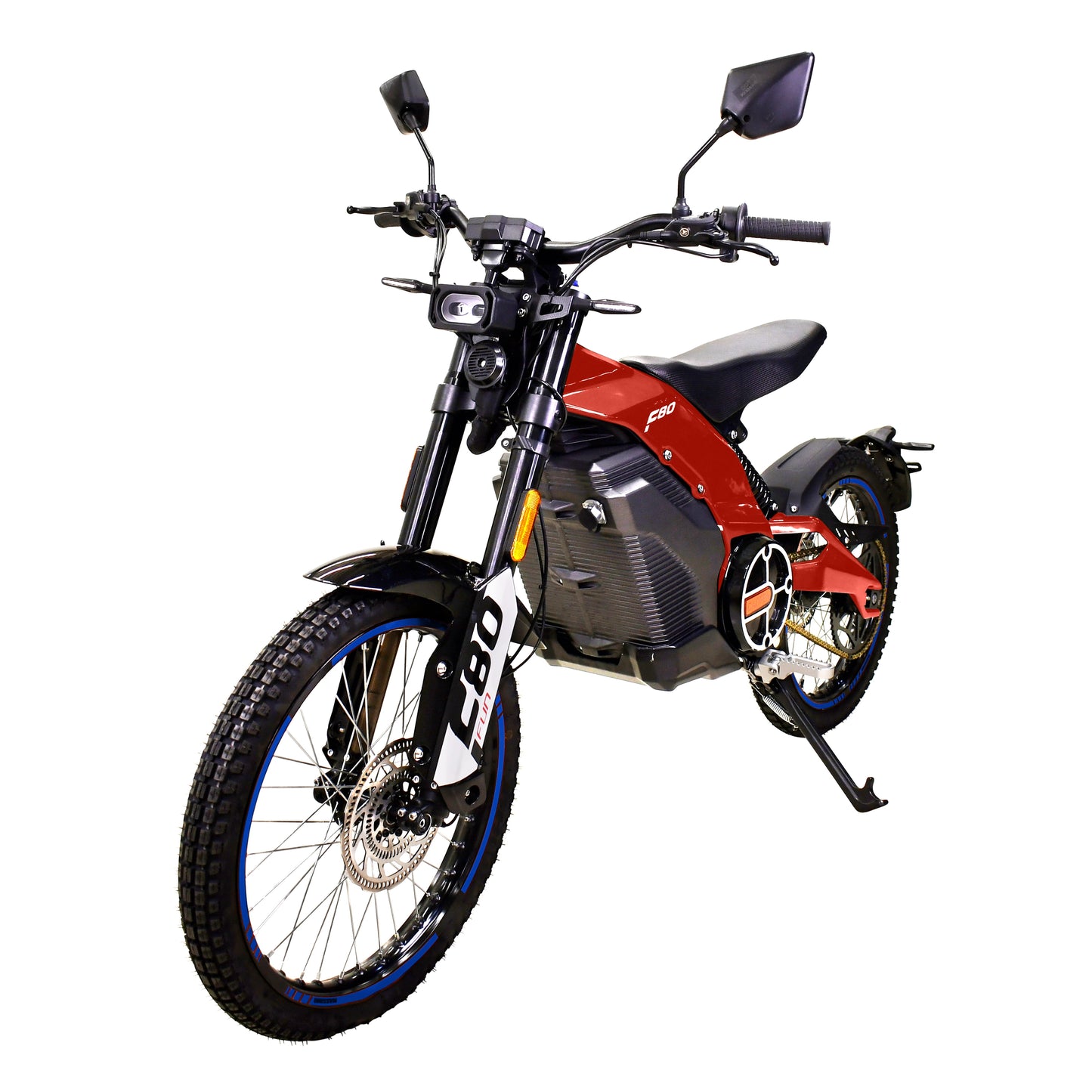 F80 Trail Runner Electric (Dirt Bike) for Adults 8000W Motor 2160Wh Battery (Red) [ADS]