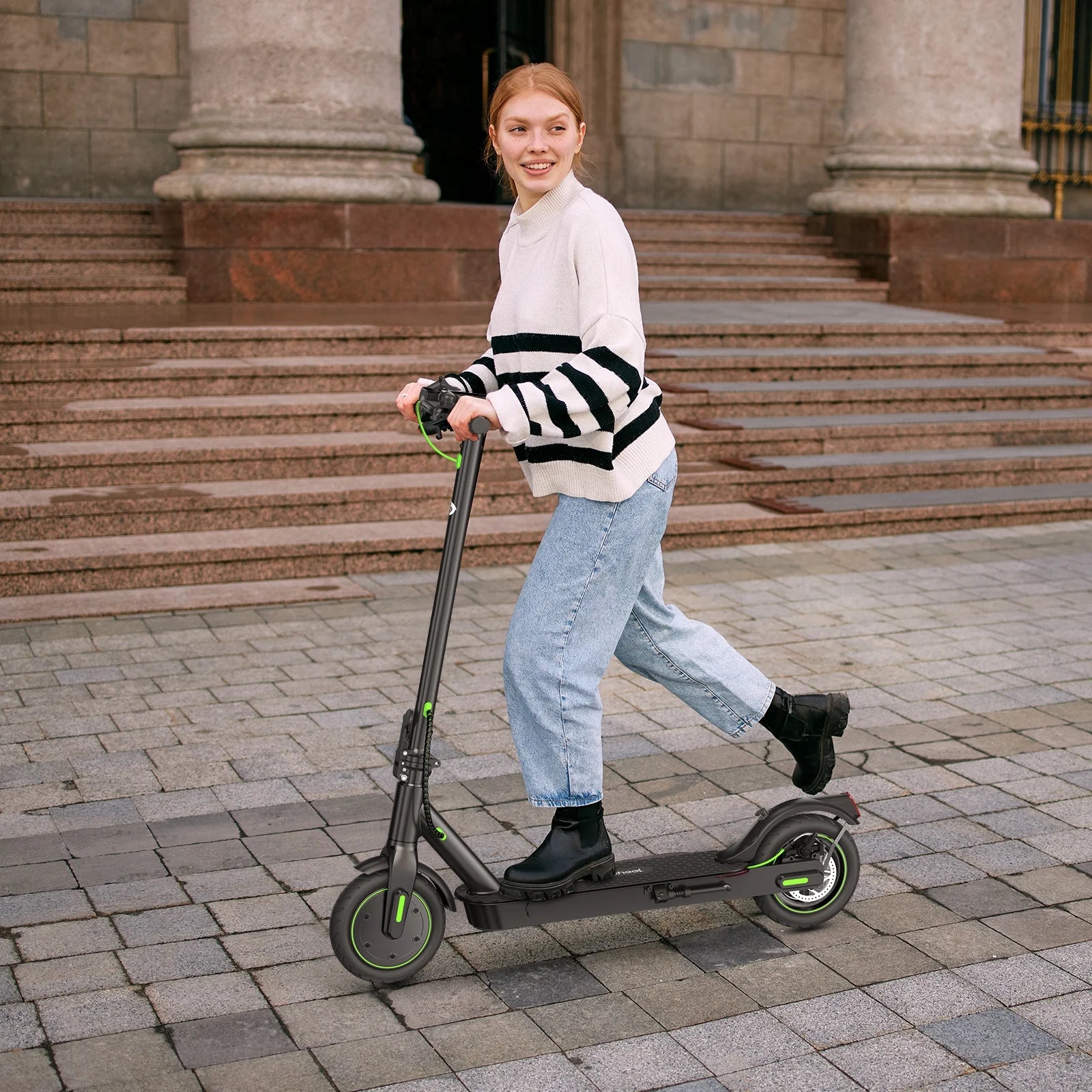 S9Pro Electric Scooter, 15.6 Mph 18 Miles Range (Smart Scooter App) [ADS]